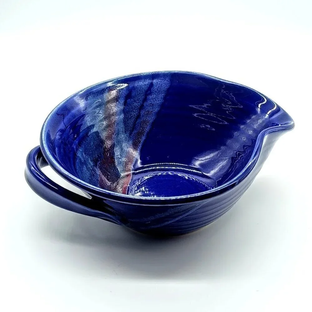 Handmade Artisan Signed Studio Pottery Ceramic Bowl